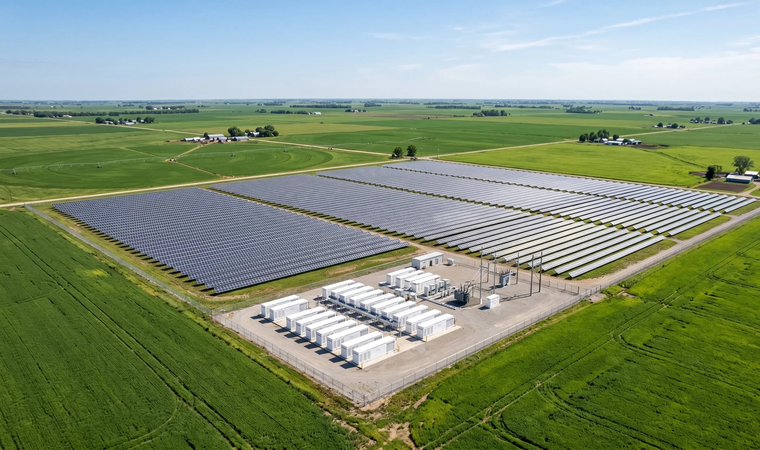 Battery storage site representative of NSW BESS (South Coast).